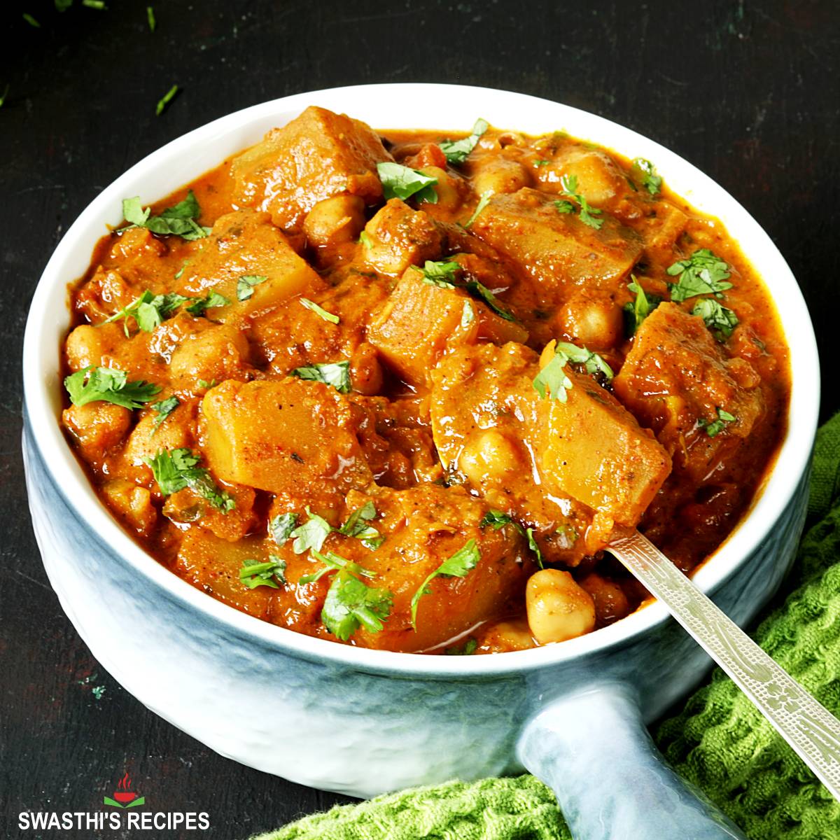 Pumpkin Curry Recipe - Swasthi's Recipes