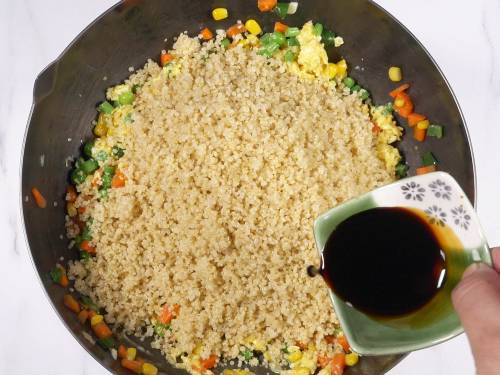 soya sauce for quinoa fried rice