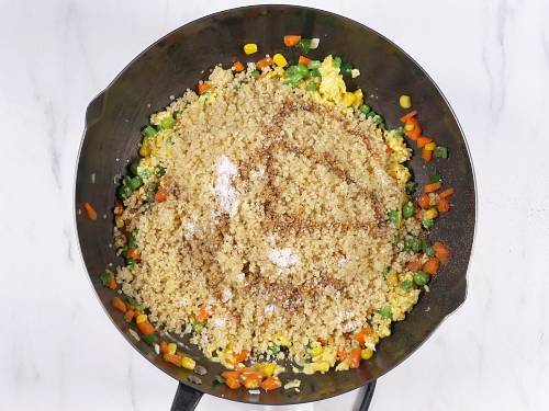 seasoning quinoa fried rice