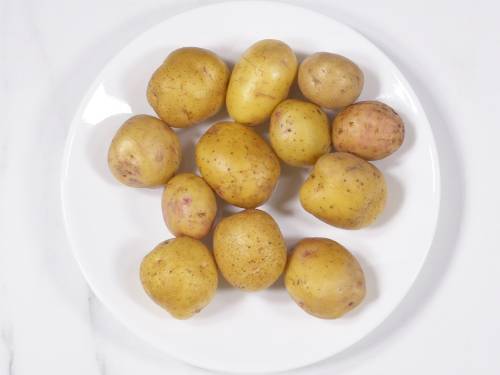 cleaned baby potatoes