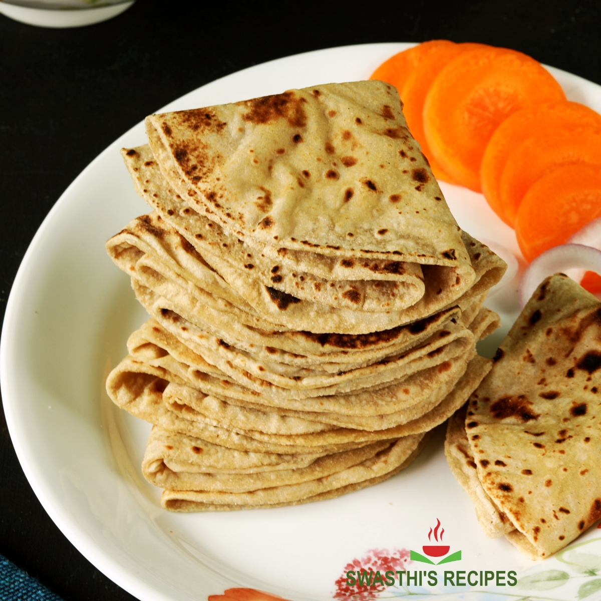 Chapati Recipe Indian Flatbread Swasthi s Recipes