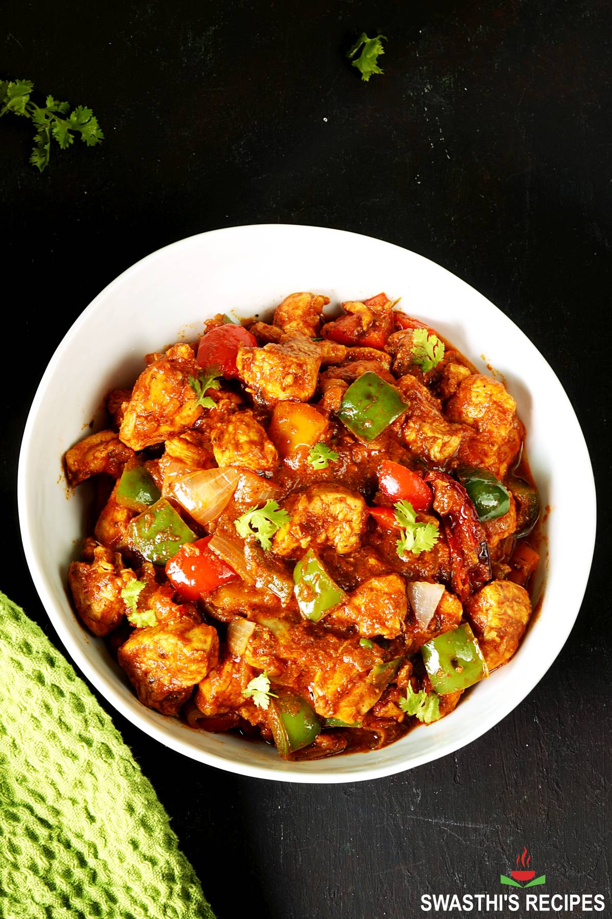 Chicken Jalfrezi Recipe  Restaurant Style    Swasthi s Recipes - 79
