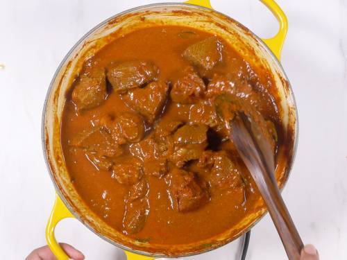 Lamb Vindaloo Recipe  Goat Vindaloo    Swasthi s Recipes - 55