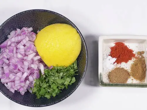 chopped onions in a bowl