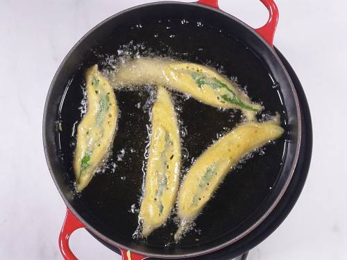 Mirchi Bajji Recipe   Mirapakaya Bajji   Swasthi s Recipes - 48
