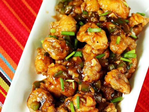 Kadai Mushroom Recipe   Swasthi s Recipes - 43
