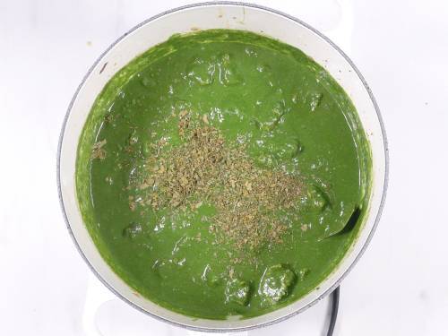 Palak Chicken  Spinach Chicken Recipe    Swasthi s Recipes - 89