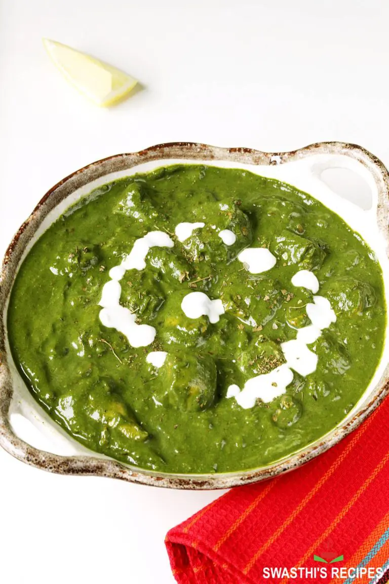 Palak Chicken (Chicken Spinach Curry)