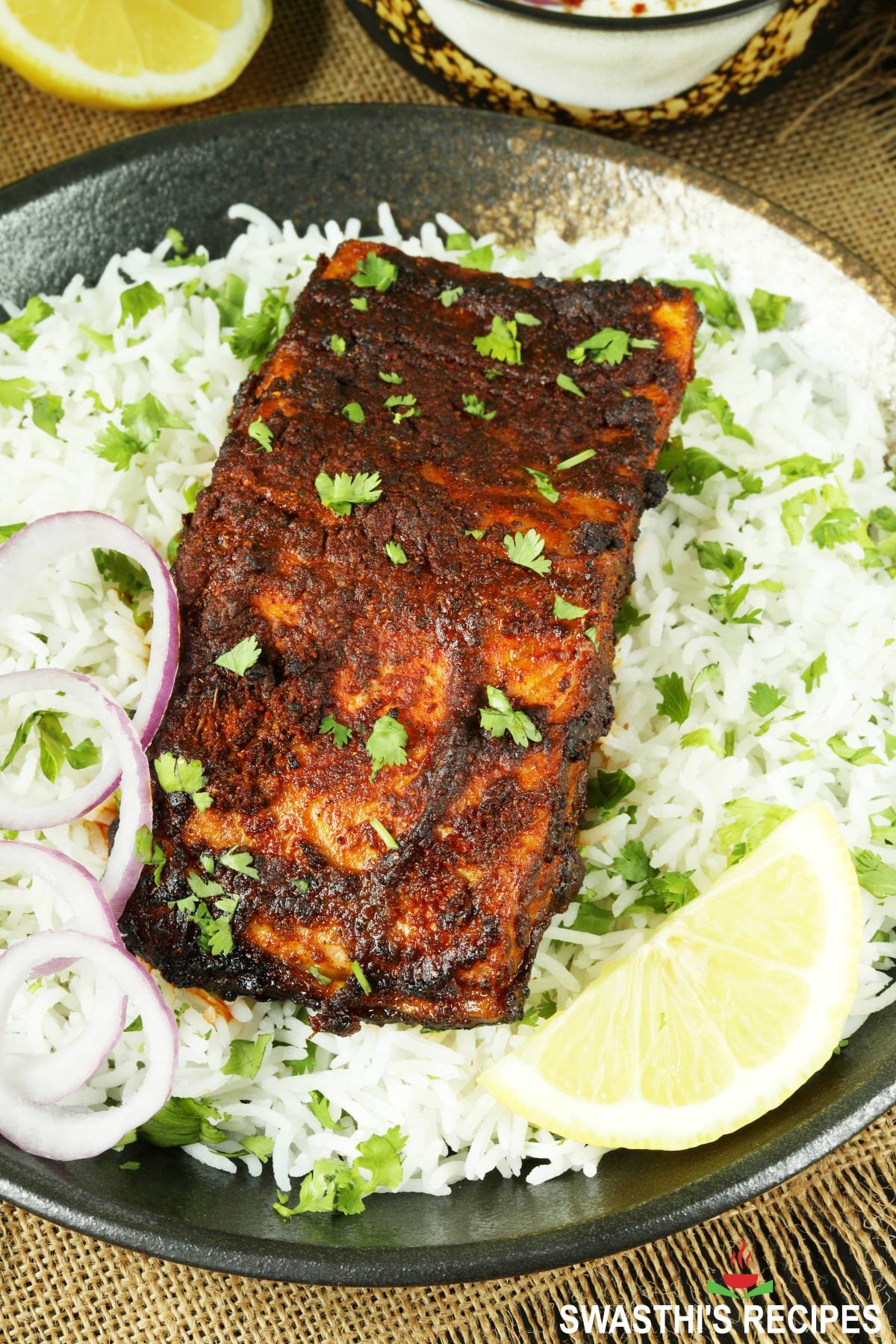 Tandoori salmon