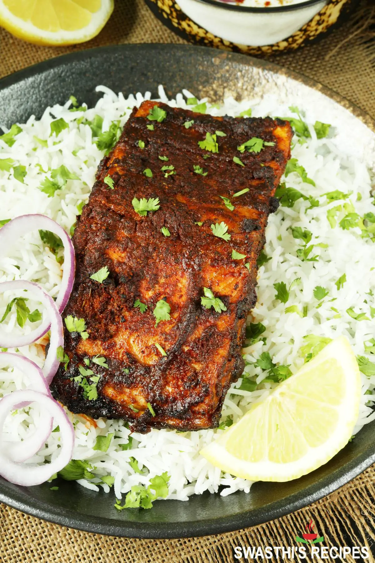Tandoori salmon