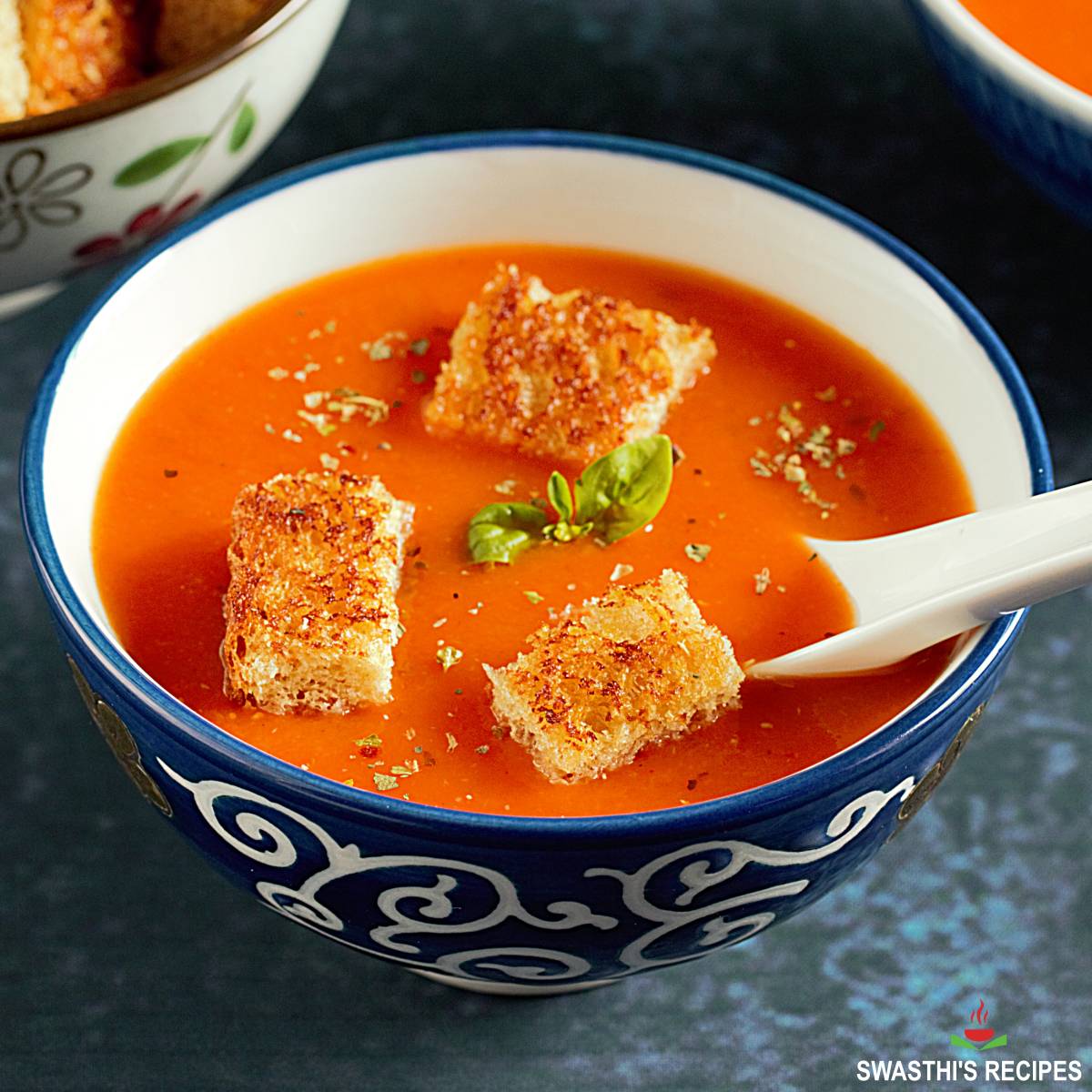 Tomato Soup Recipe with Fresh Tomatoes - Swasthi's Recipes