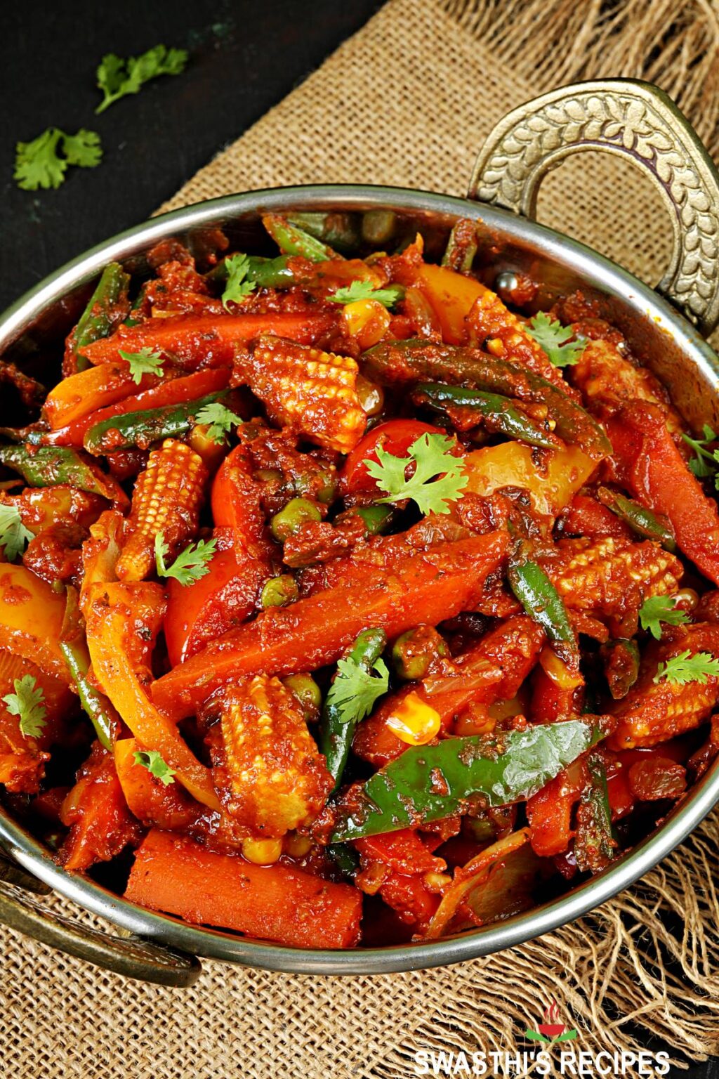Vegetable Jalfrezi Recipe (Veg Jalfrezi) Swasthi's Recipes