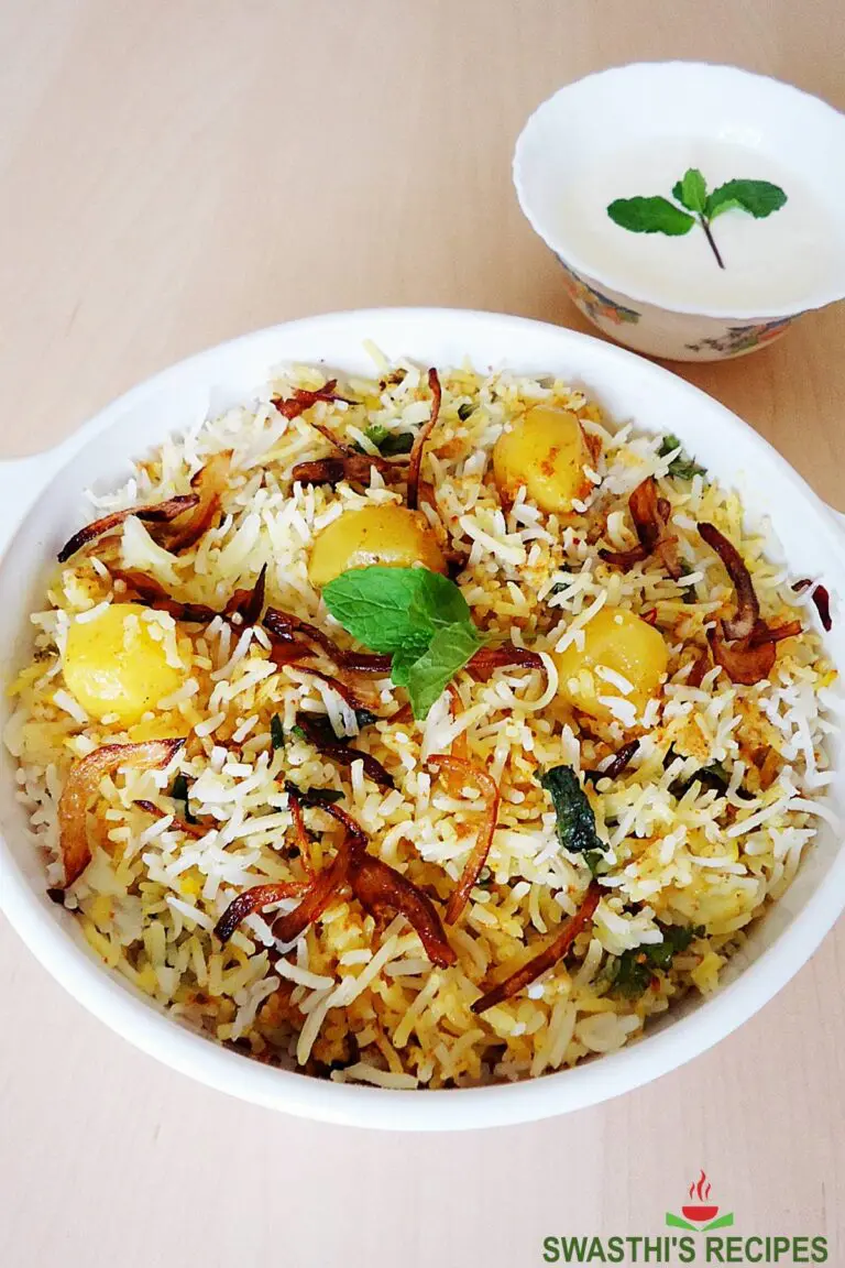 Aloo Biryani (Dum Potato Biryani)