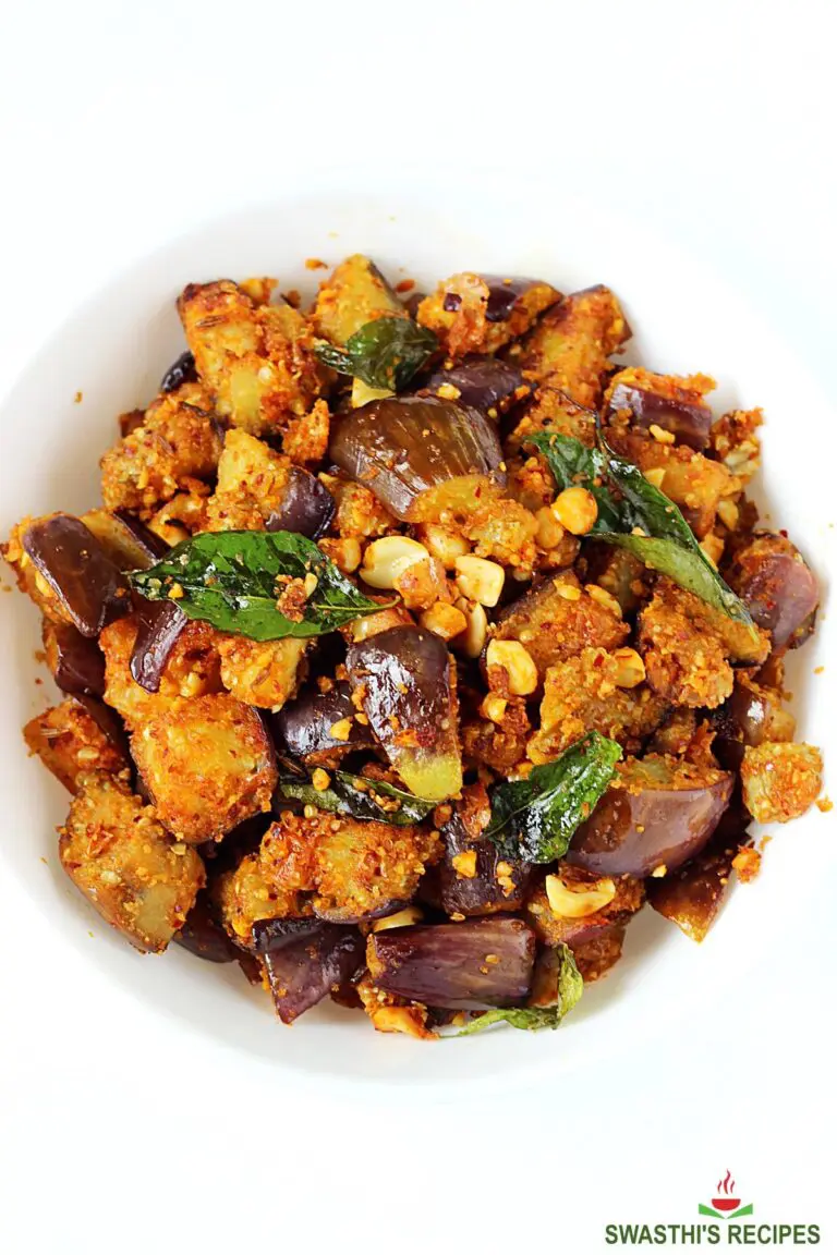 Brinjal Fry (Andhra Style Vankaya Fry)