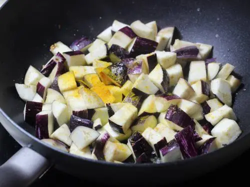 stir fry brinjal