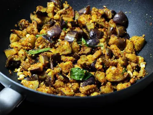 stir fried eggplants