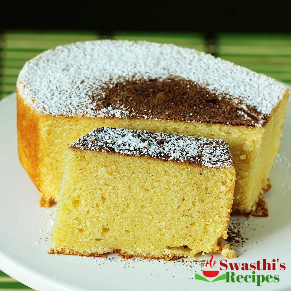 Butter Cake Recipe (Moist Basic Cake) - Swasthi's Recipes