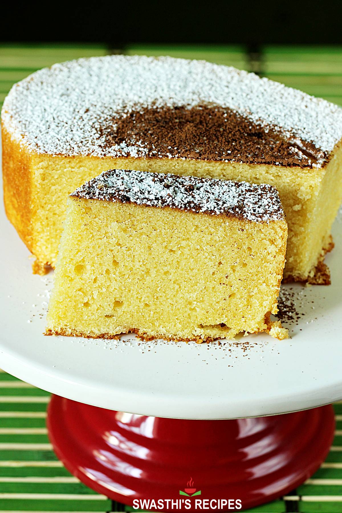Chiffon Cake Recipe  Perfect on Both Sides  Step by Step Recipe