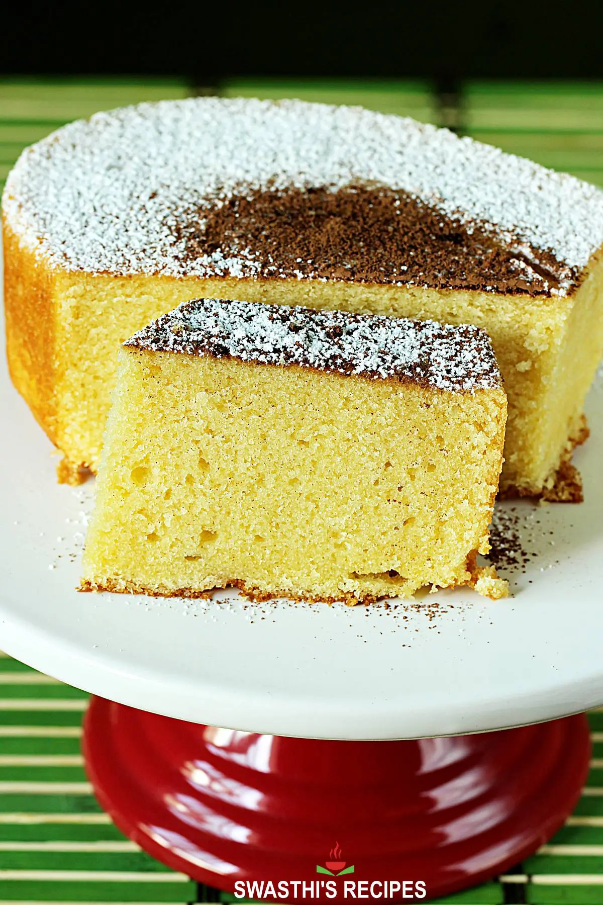 Butter Cake Recipe (Moist Basic Cake) - Swasthi's Recipes