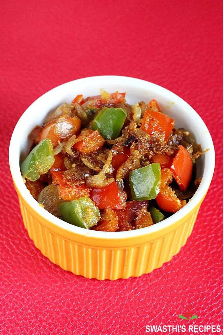 Capsicum Fry (Bell Pepper Stir Fry)