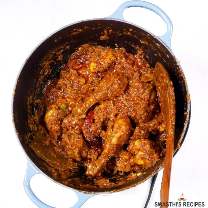 Chicken Bhuna Masala Recipe Swasthi's Recipes