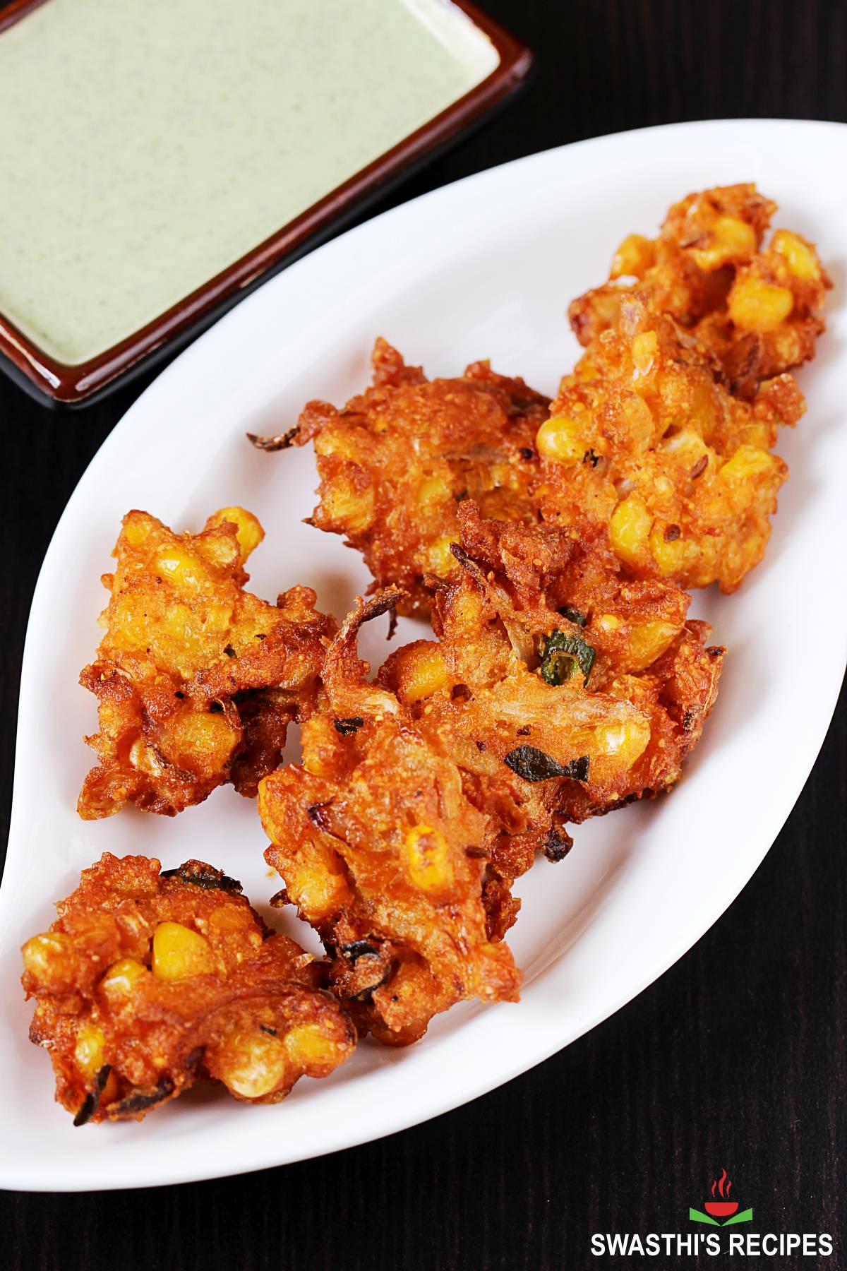 Corn Pakoda  Indian Corn Pakoras    Swasthi s Recipes - 16