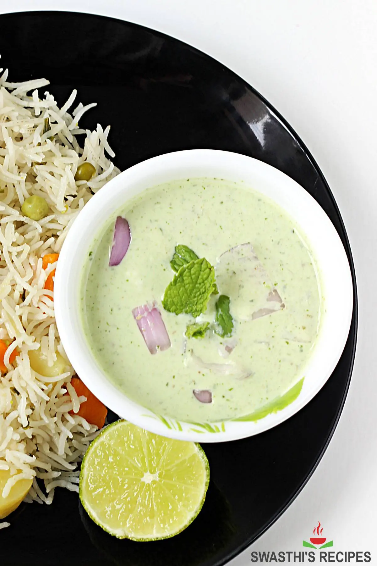 Mint raita chutney