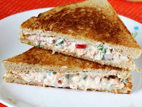 Yogurt Sandwich also known as Hung Curd Sandwich