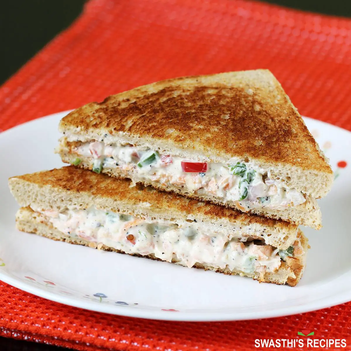 yogurt sandwich - hung curd sandwich