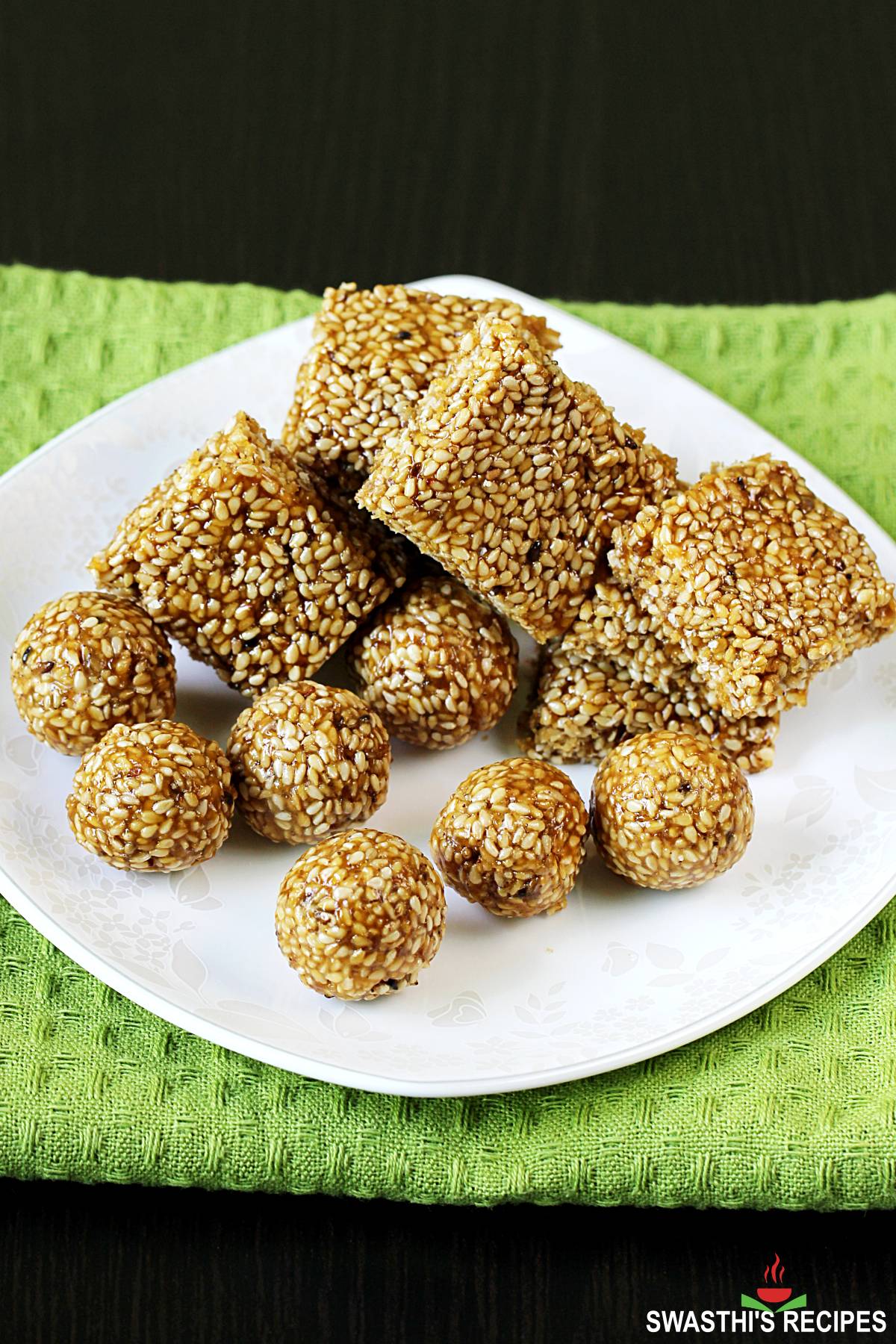 Til Ke Laddu (Sesame Seeds Ladoo) Swasthi's Recipes