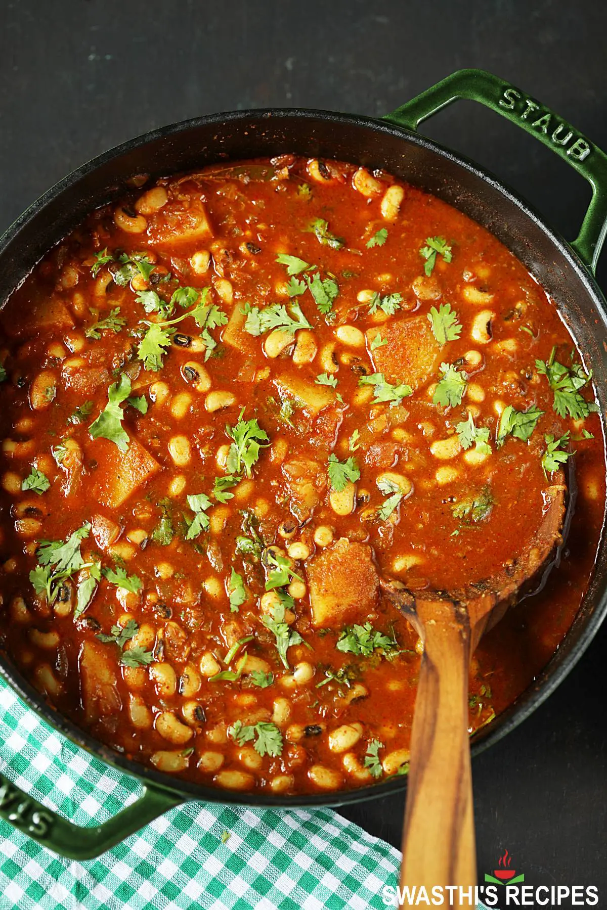 Black eyed peas curry
