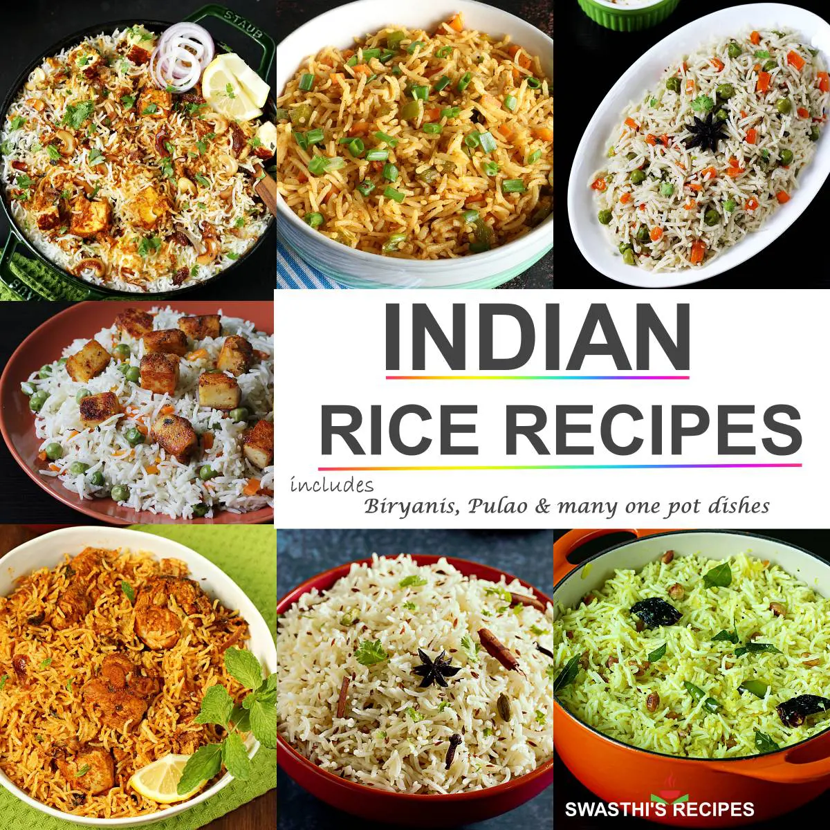 Indian rice dishes