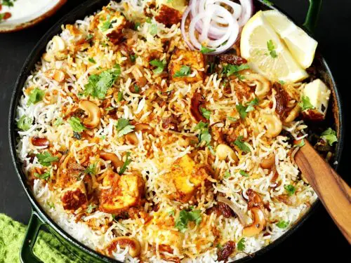 paneer biryani recipe