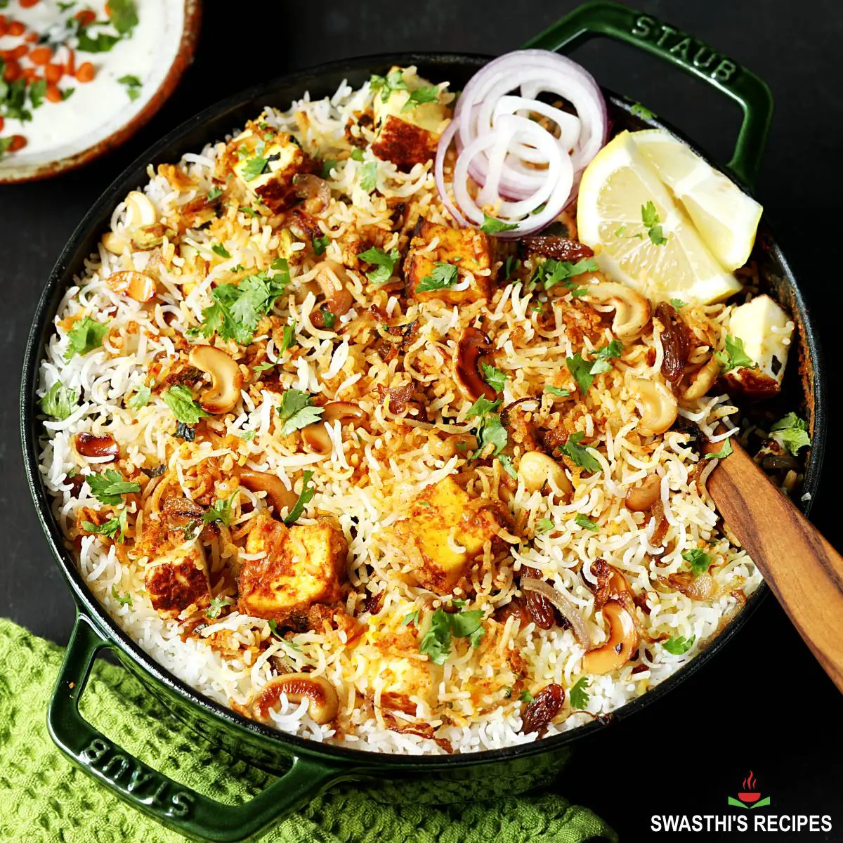 Paneer biryani recipe