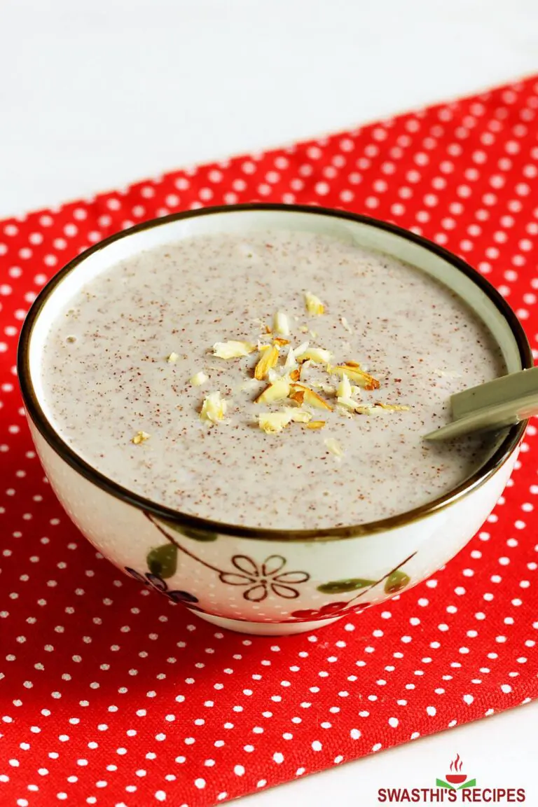 Ragi Malt (Ragi Java, Ragi Porridge)