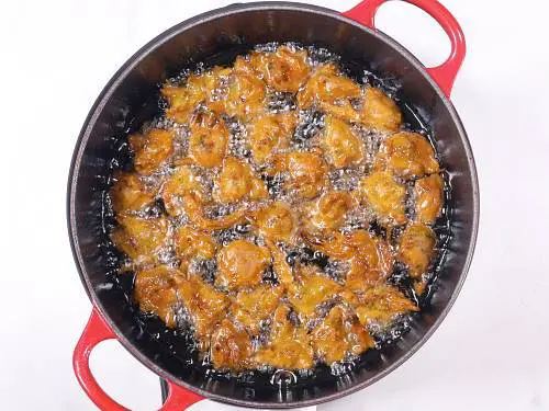 refrying pakora