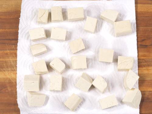 cubes of extra firm tofu