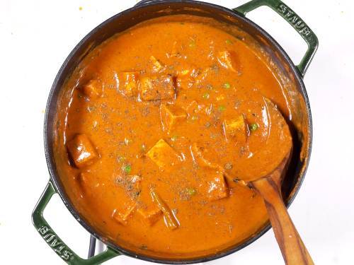 garnish Indian tofu curry