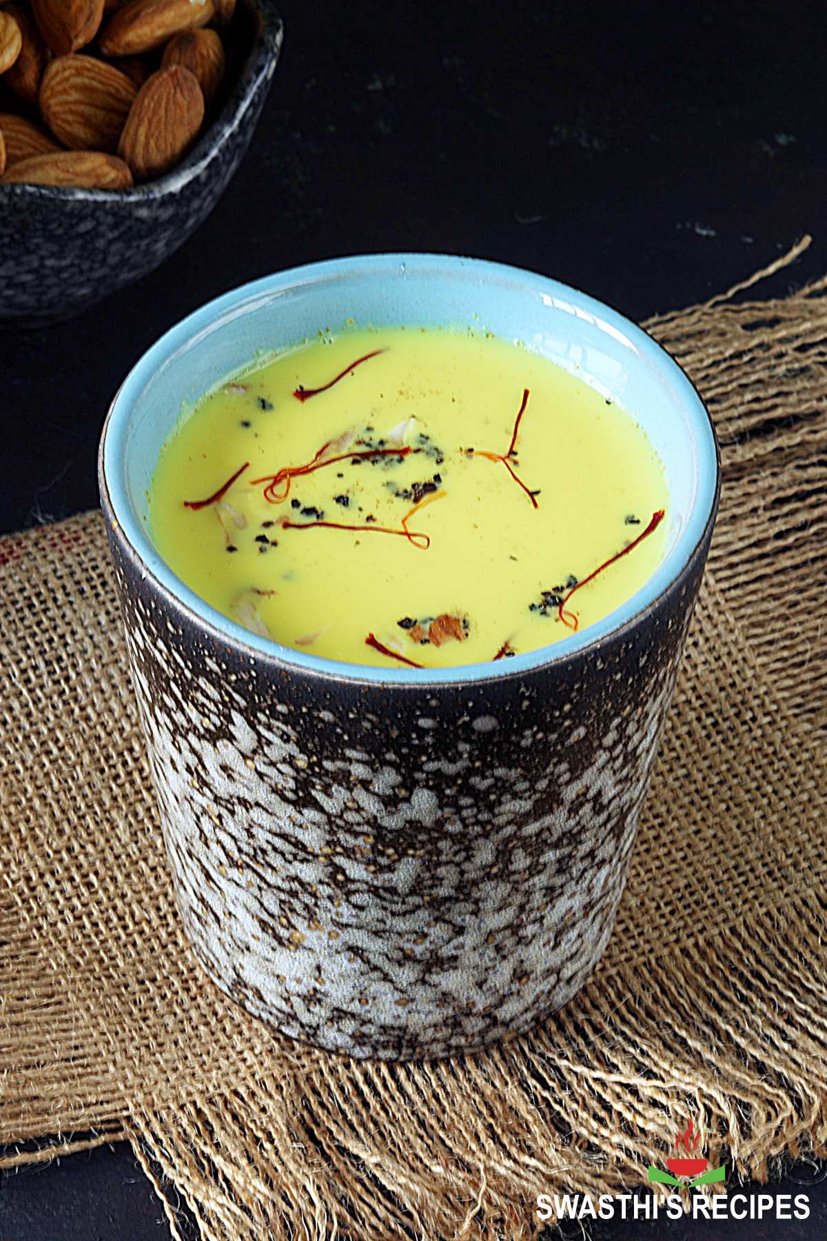 Badam milk recipe