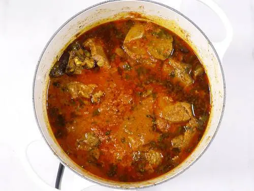 simmered lamb curry