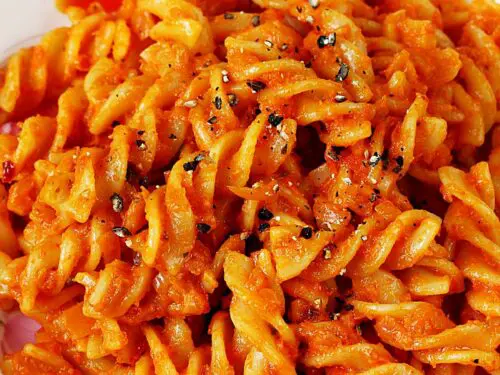 red sauce pasta