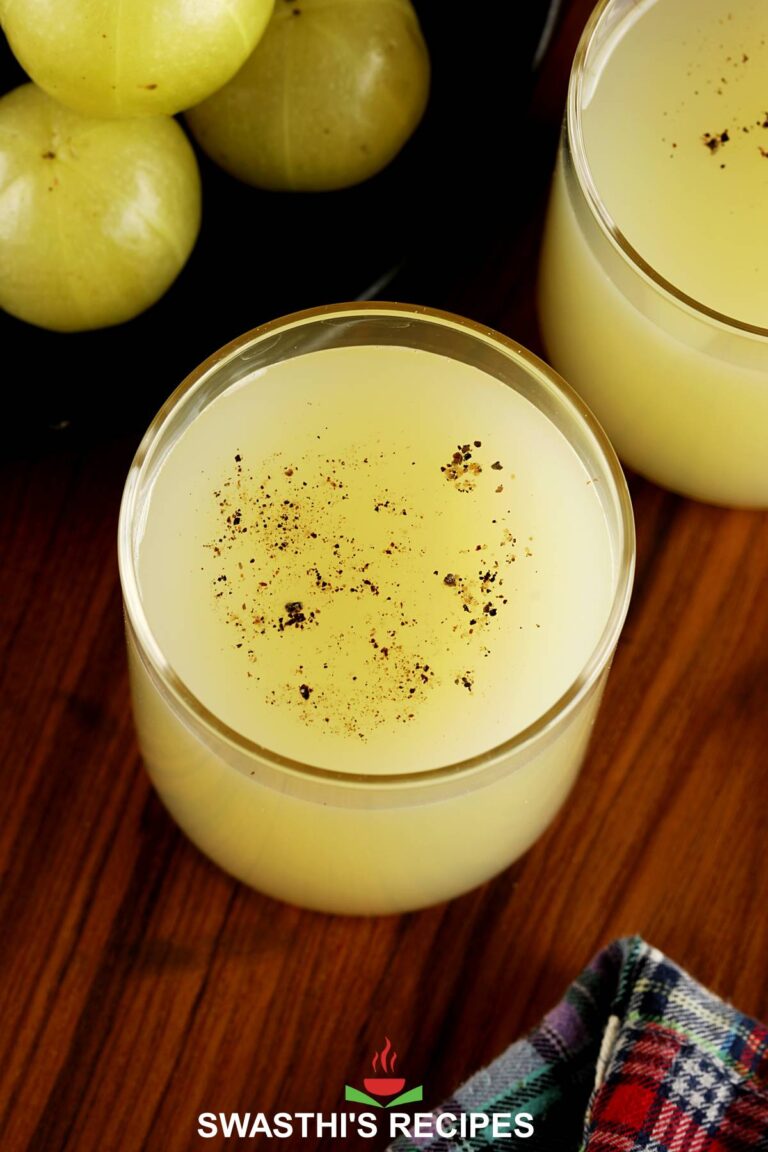 Amla Juice Recipe (Gooseberry Juice Shots)