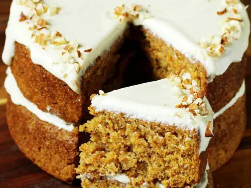 eggless carrot cake