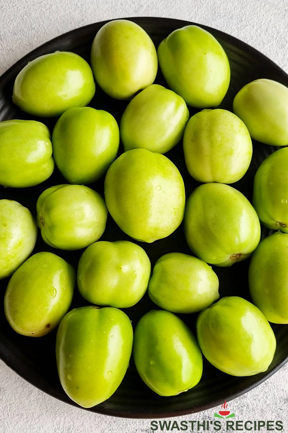 green tomatoes to make chutney