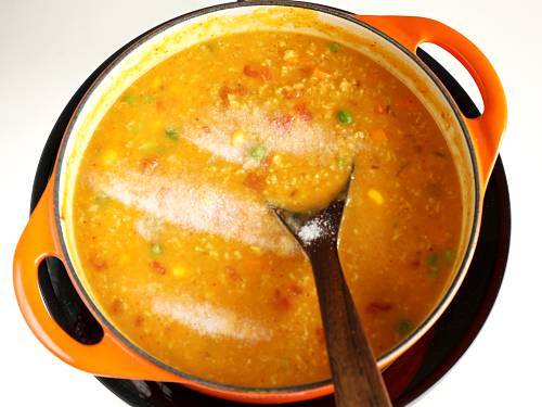 thick consistency of masala oats