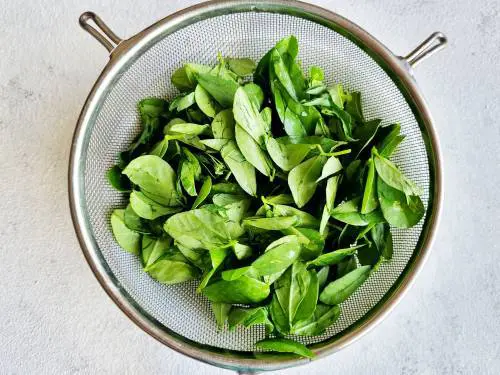 fresh fenugreek leaves