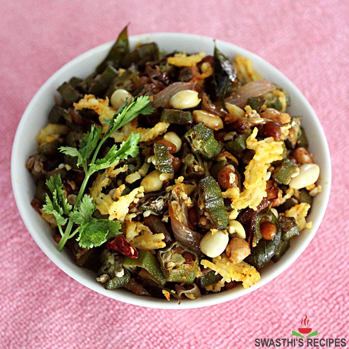 Ladies Finger Fry (Bendakaya Fry) Swasthi's Recipes