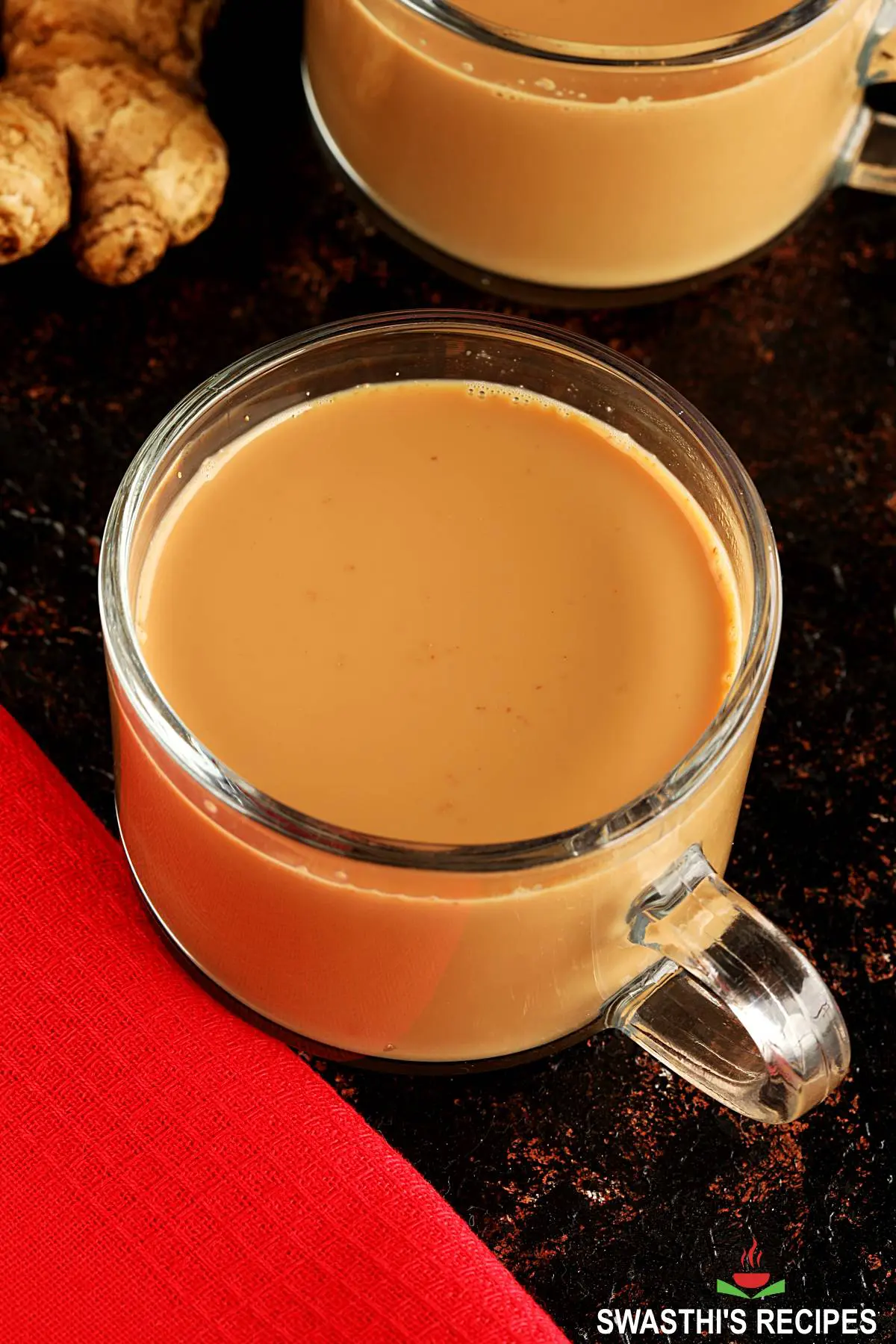 Ginger Milk Tea (Adrak Chai) Swasthi's Recipes