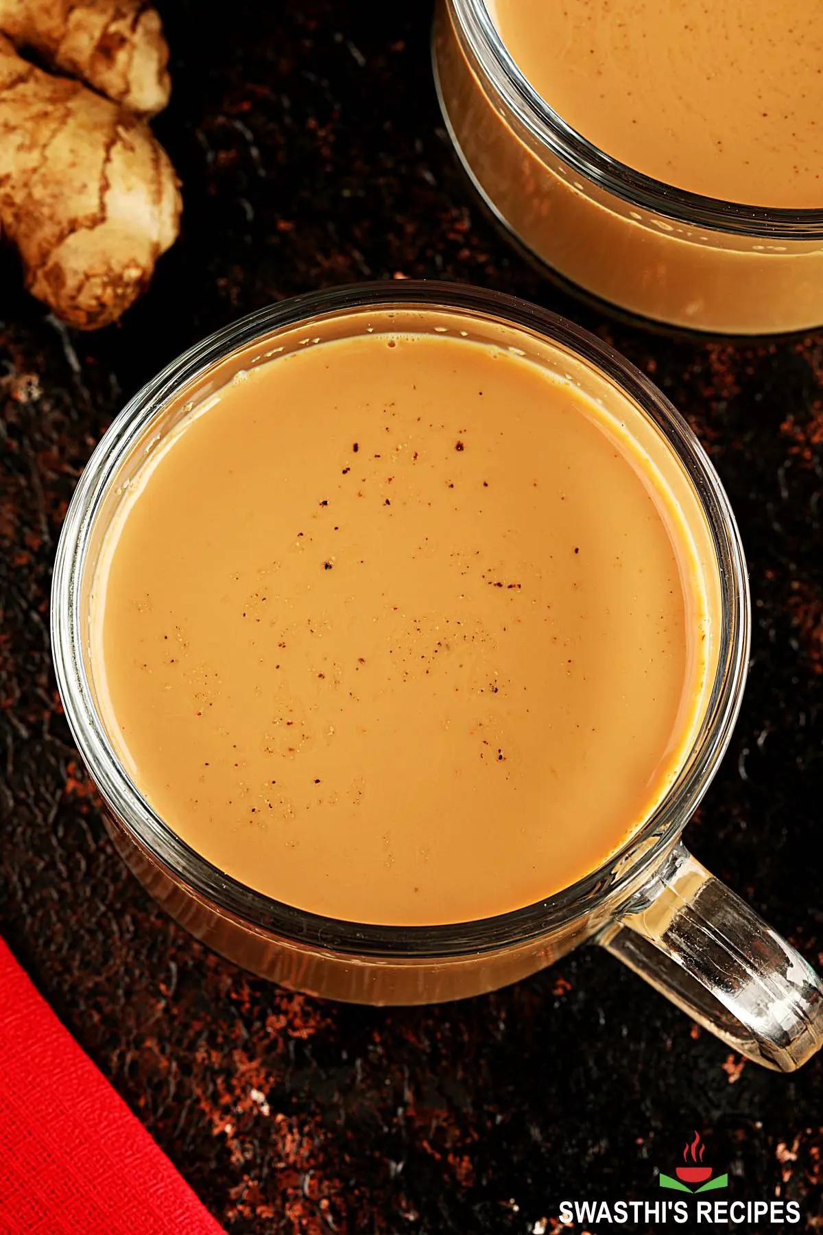 ginger milk tea aka adrak chai