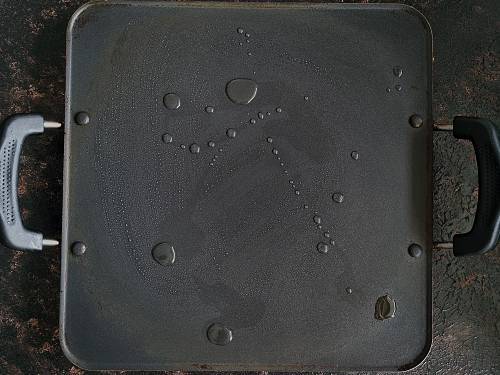 heat pan with little oil
